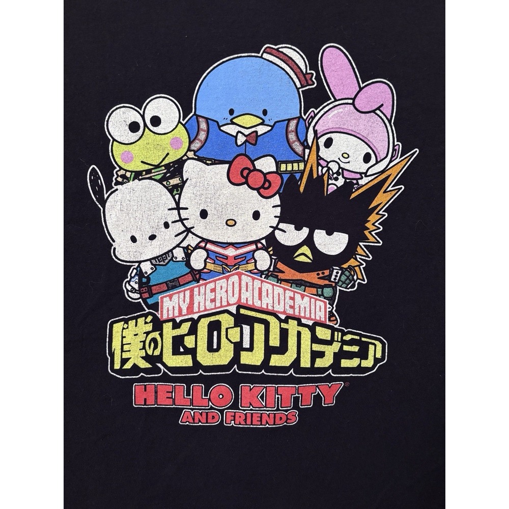 My‎ Hero Arcademia Hello Kitty & Friends Sz XL T shirt Short Sleeves '21